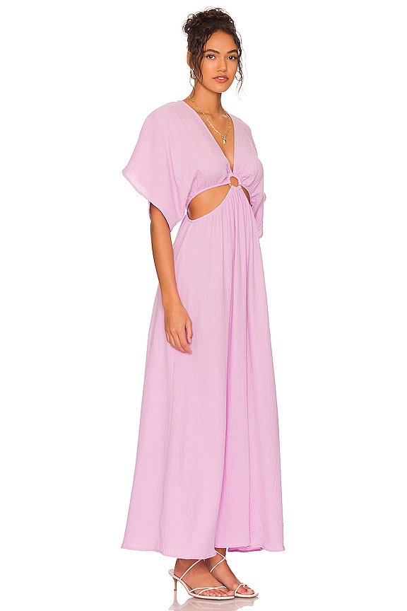 view 2 of 3 Dana Dress in Bright Lilac