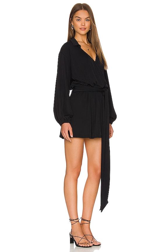 view 2 of 3 CHLOE 원피스 in Black Slinky Stretch