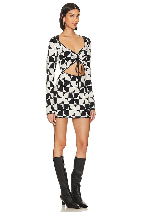 view 2 of 3 VESTIDO TWIGGY in Sixties Knit