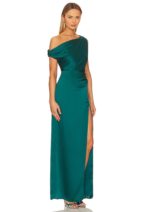 view 2 of 3 Jodie Dress in Emerald Luxe