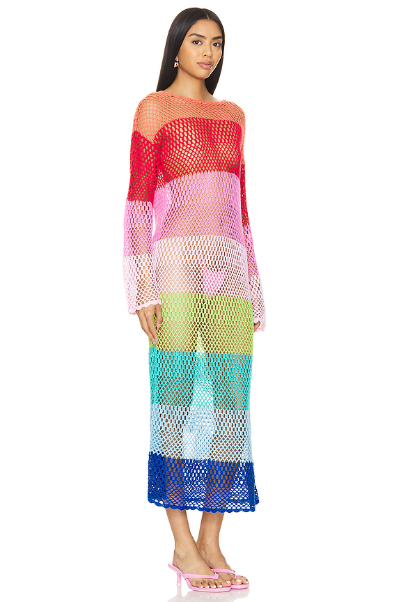 view 2 of 3 Paula Maxi Dress in Multi Stripe