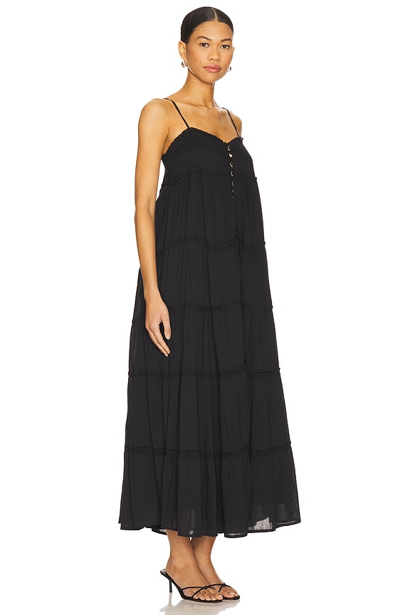 view 2 of 3 Gracie Midi Dress in Black Voile