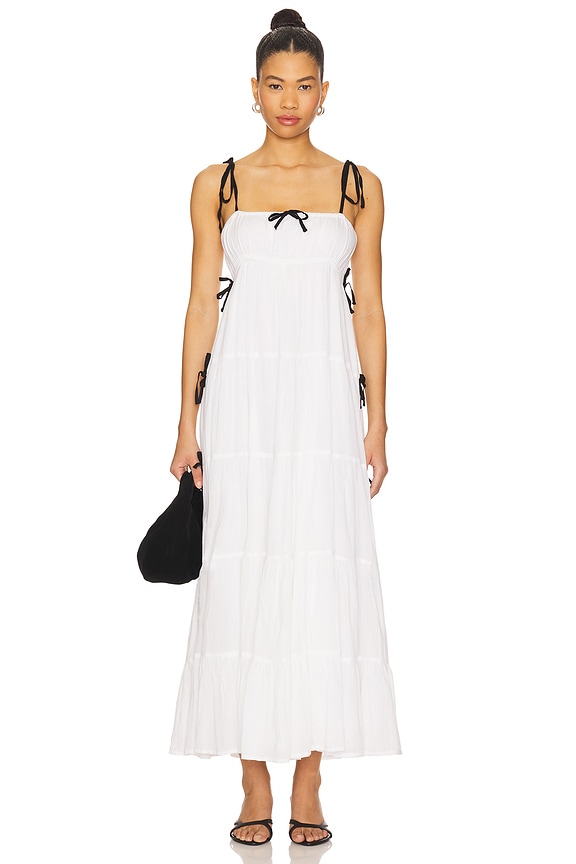 view 2 of 3 ROBE MAXI HARMONY in White Voile