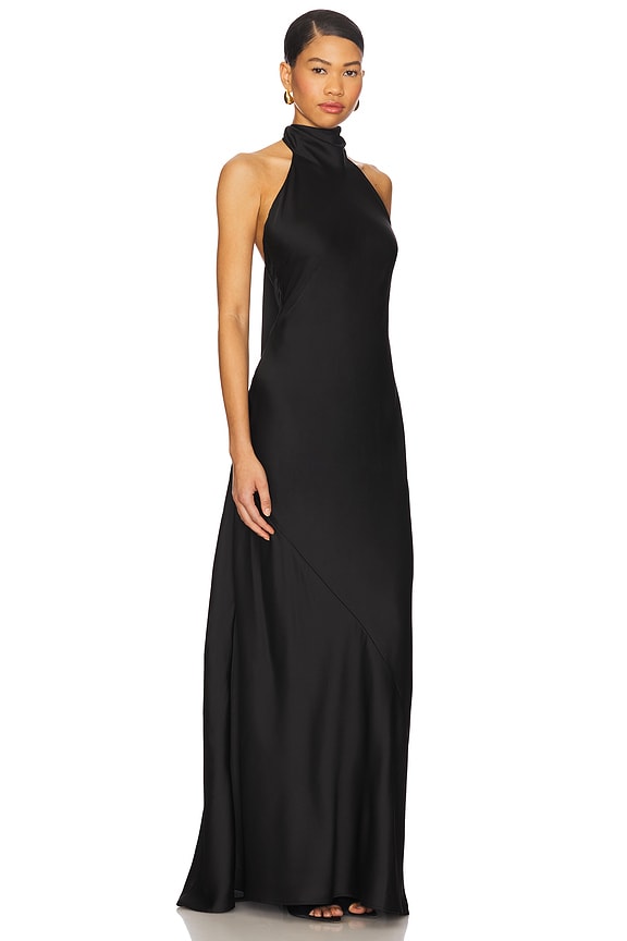 view 2 of 3 Lisa Maxi Dress in Black