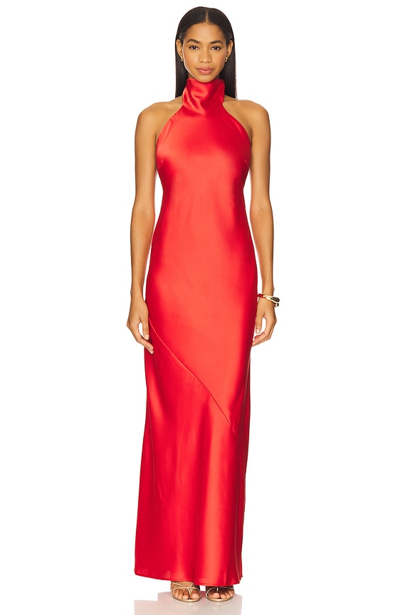 view 2 of 4 ROBE MAXI LISA in Red