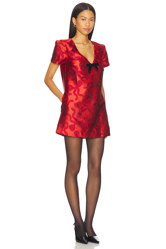 view 2 of 3 Jeanette Dress in Bow What Fun