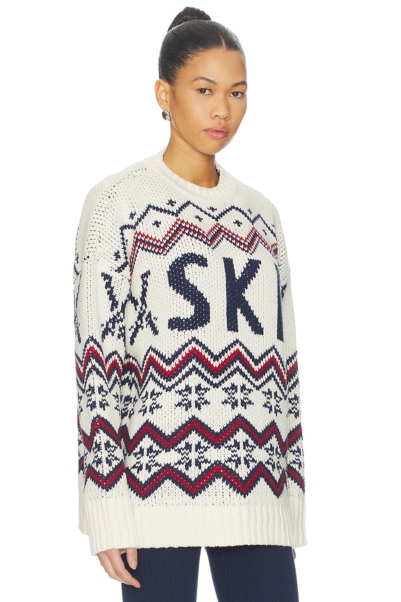 view 2 of 4 Ski in Sweater Dress in Cream Ski Knit