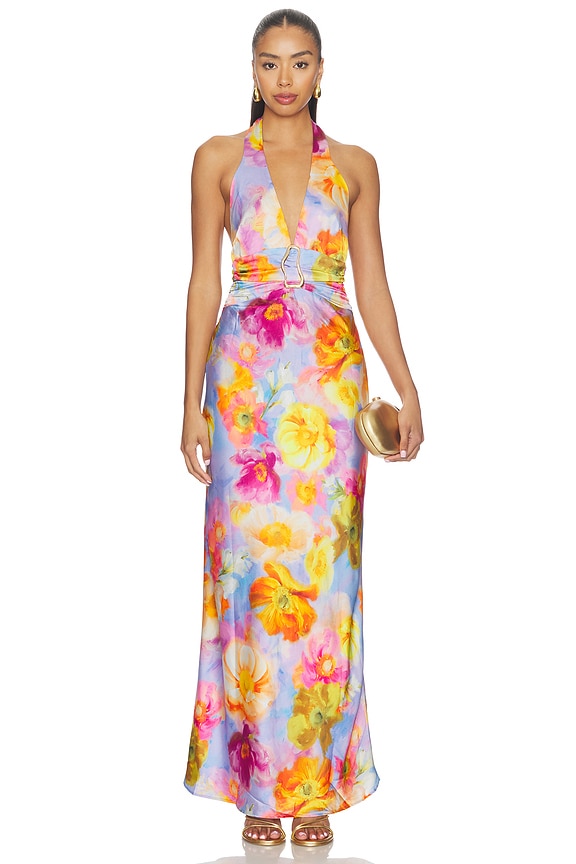 view 1 of 4 ROBE MAXI DEEP in Brushed Blooms