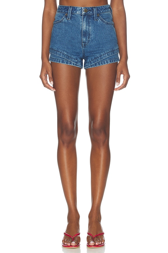 view 1 of 6 Miami Hot Shorts in Waterfall Blue