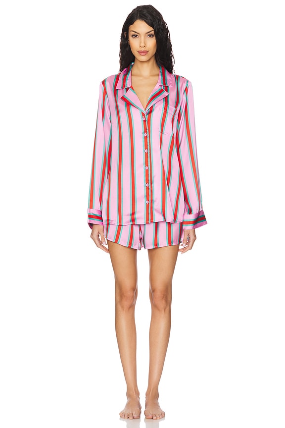 view 2 of 4 Beauty Sleep Pj Set in Porto Stripe