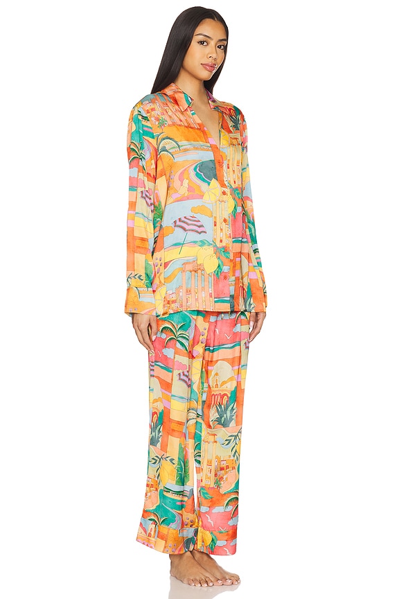 view 2 of 5 Early Night Pj Set in Postcards