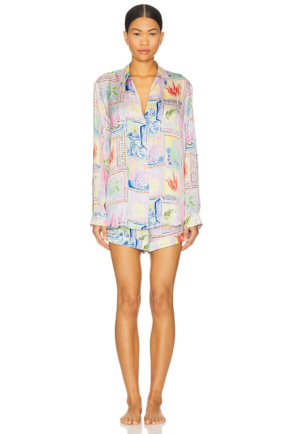 view 2 of 4 CONJUNTO PIJAMA EARLY RISER in Soleil Silky