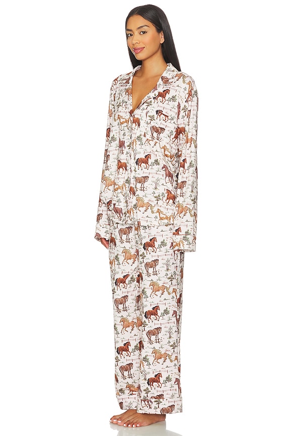 view 2 of 3 Classic Pj Set in Country Horses