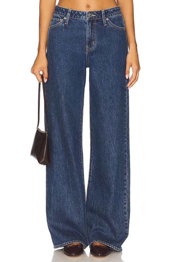 view 1 of 6 Midland Wideleg Jeans in Deep Well Indigo