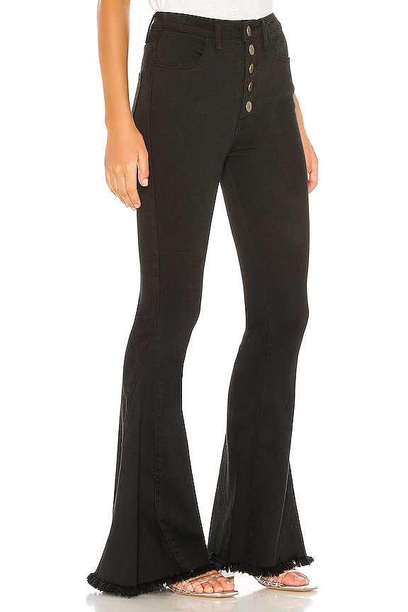 view 2 of 4 Berkeley Button Up Bells in Pitch Black