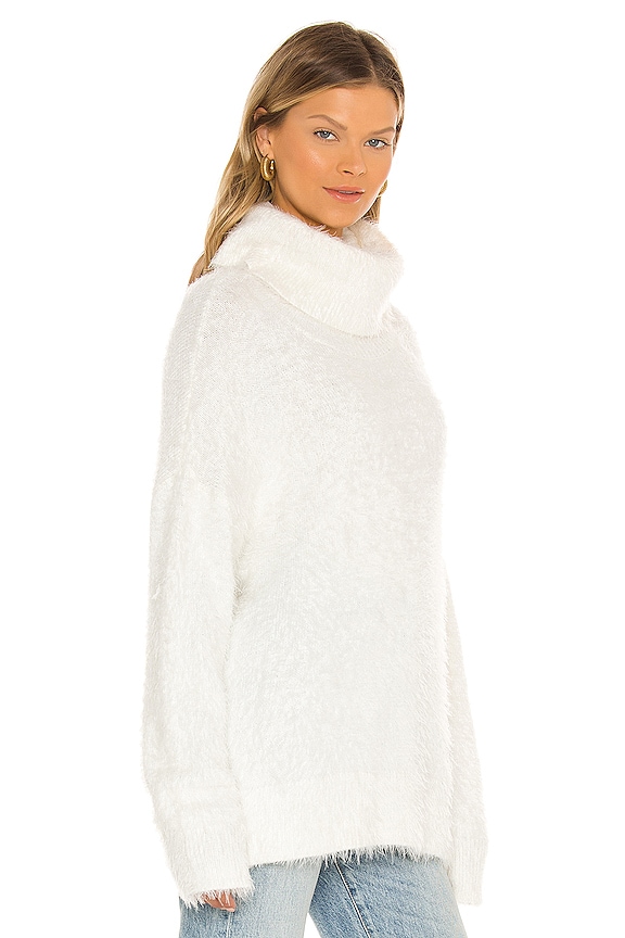 view 2 of 4 PULL COL ROULÉ FATIMA in White