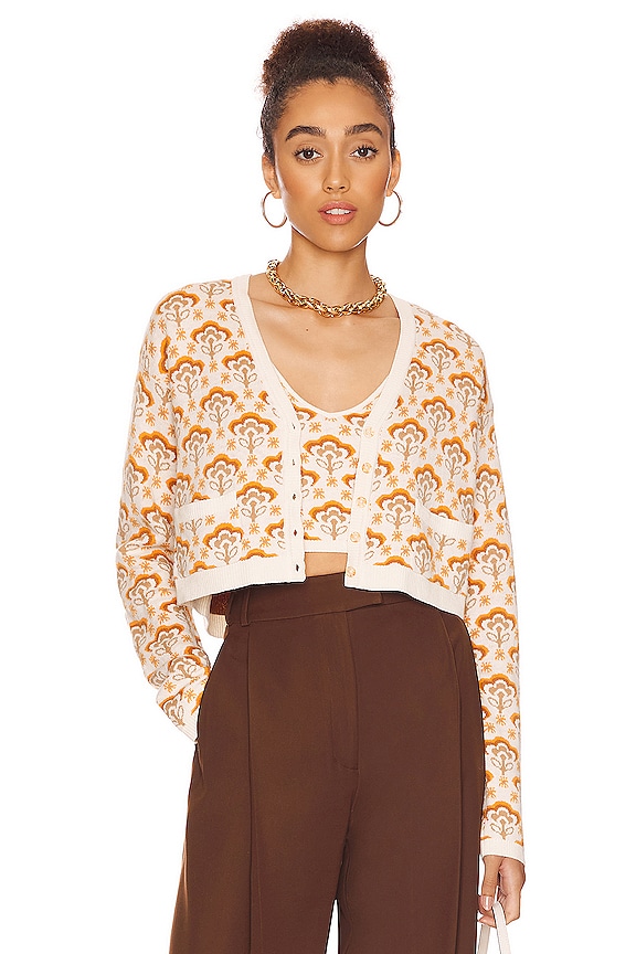 view 1 of 4 Carti Cardi in Honey Wildflower Knit