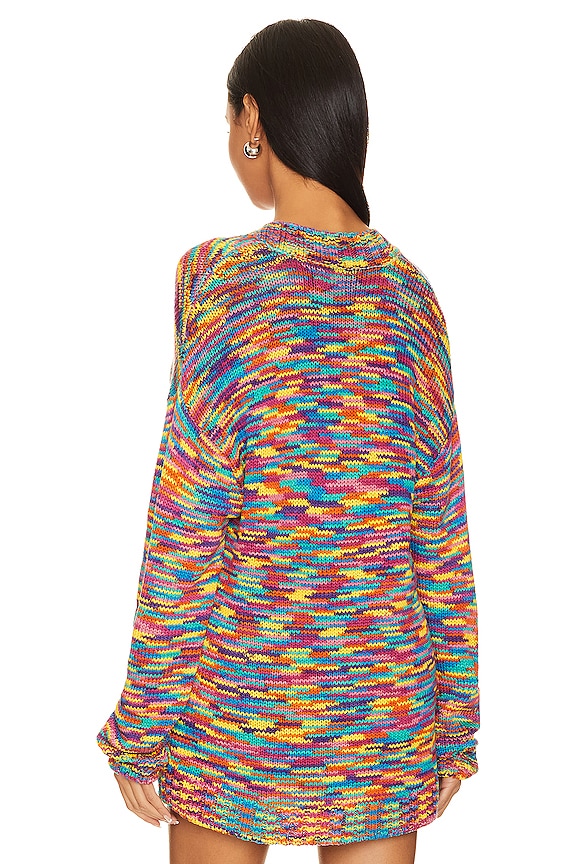 Show Me Your Mumu Gilligan Sweater in Colorful Space Dye Knit | REVOLVE
