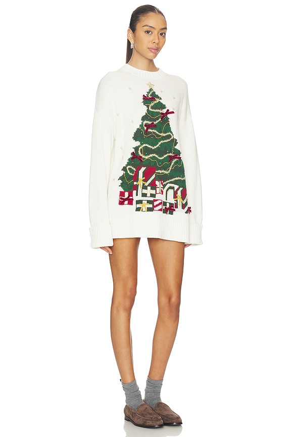 view 2 of 4 JERSEY FIRESIDE in Christmas Tree Knit