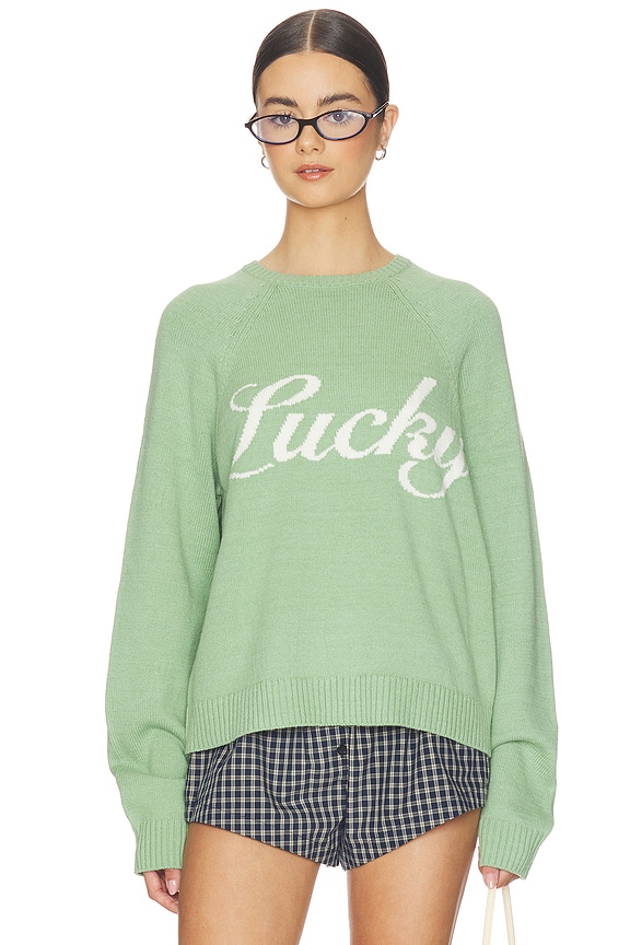 view 1 of 4 JERSEY SWEATER in Field Green