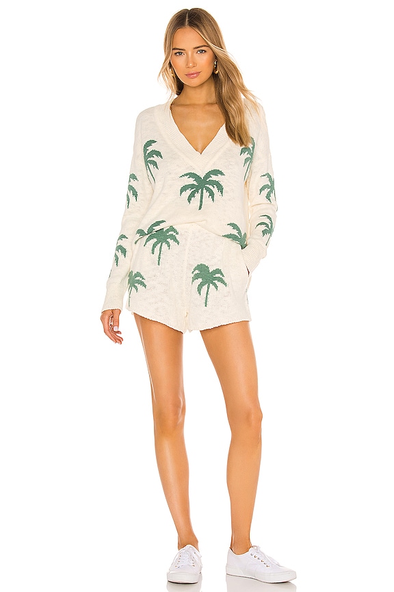 Show Me Your Mumu Gilligan Sweater in Palm Tree Knit | REVOLVE