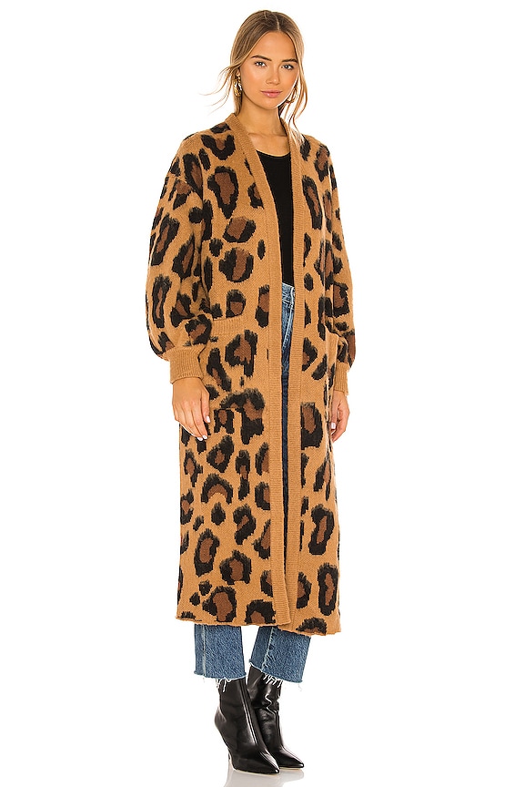 view 2 of 3 GILET OUT AND ABOUT in Cheetah Knit