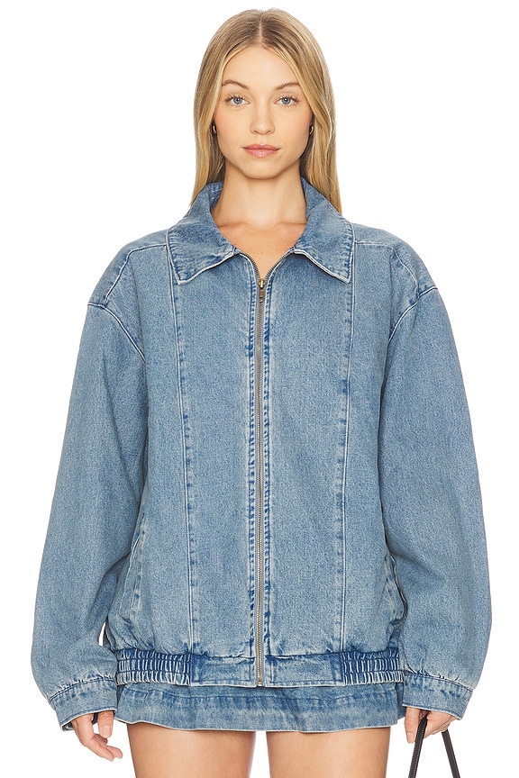 view 2 of 5 BLOUSON BOMBER CARTER in Ozone Indigo