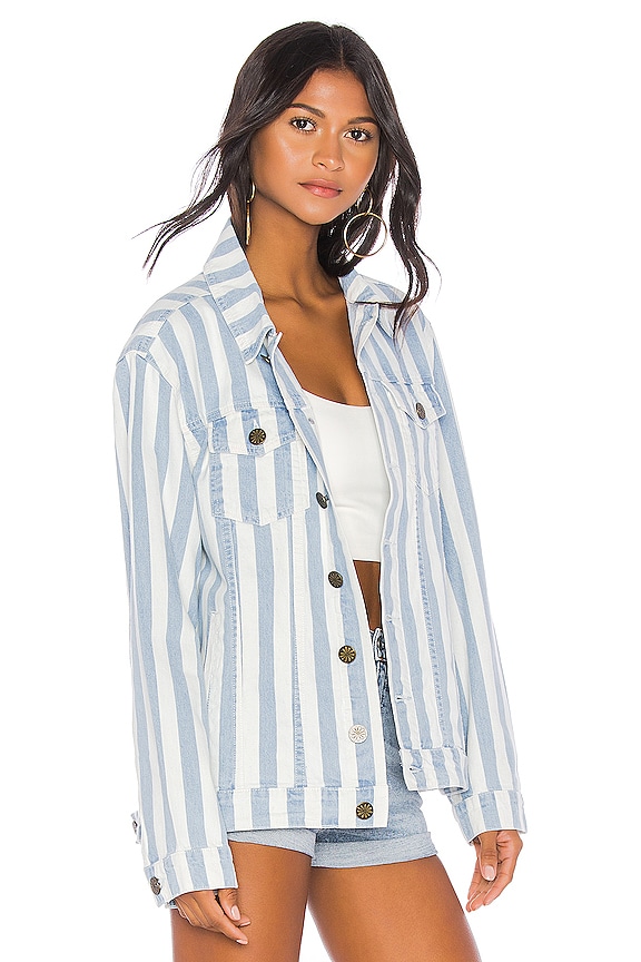 view 2 of 4 CHAQUETA DRINE in Marina Stripe