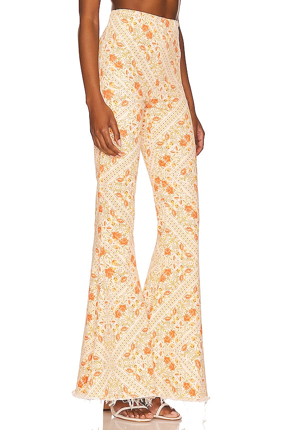 view 2 of 4 Belmont Pull On Trouser in Patchwork Paisley