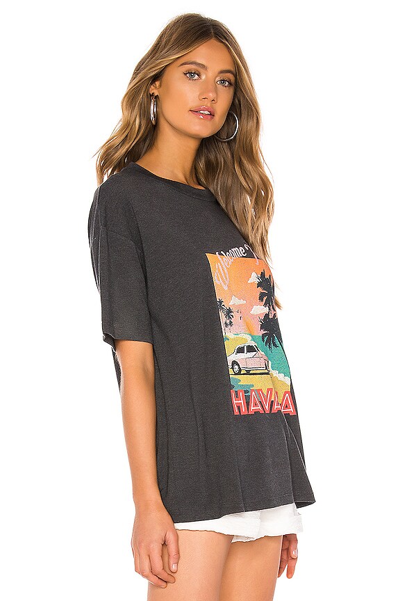 view 2 of 4 Travis Tee in Havana Postcard Graphic