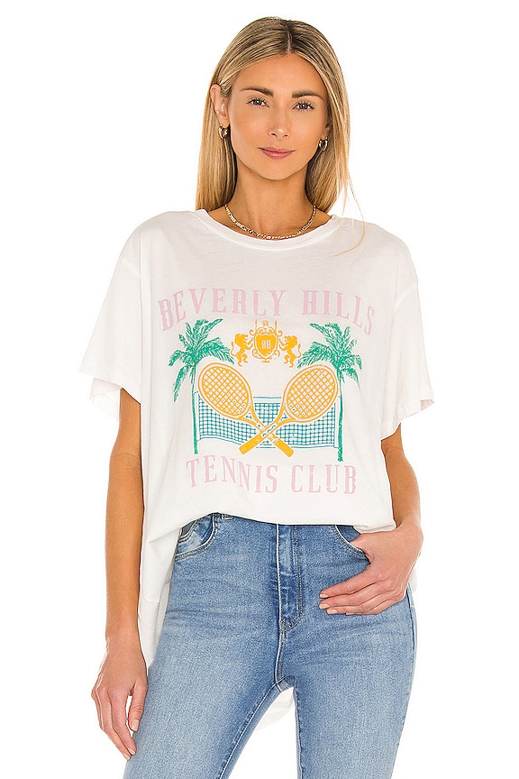 Show Me Your Mumu Airport Tee in Tennis Club Graphic | REVOLVE