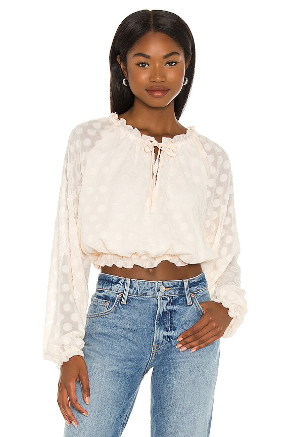 view 2 of 5 Margo Top in White Dot