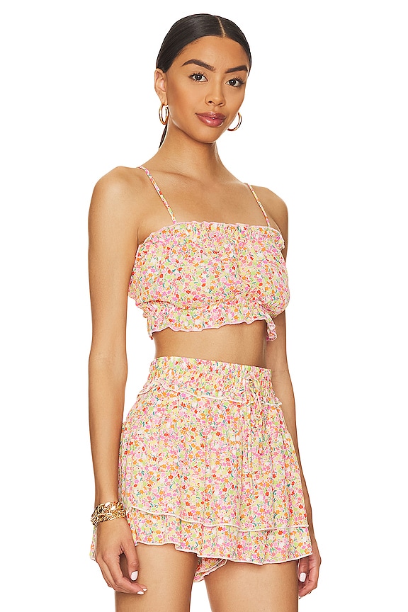 view 2 of 4 Dakota Top in Beachy Blossom