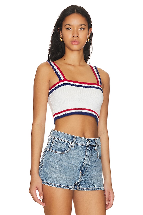 view 2 of 4 CAMISETA TIRANTES BELOW DECK in Usa Stripe