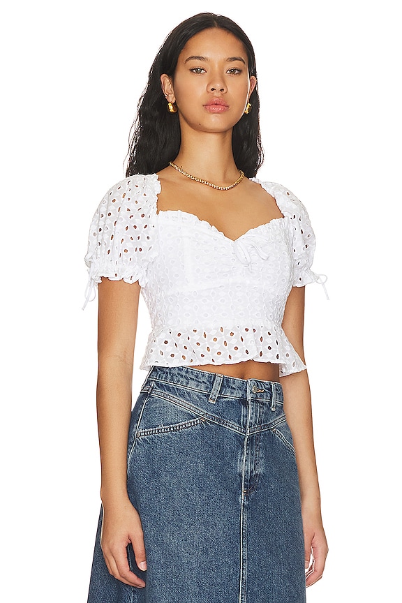 view 2 of 4 Cindy Top in White