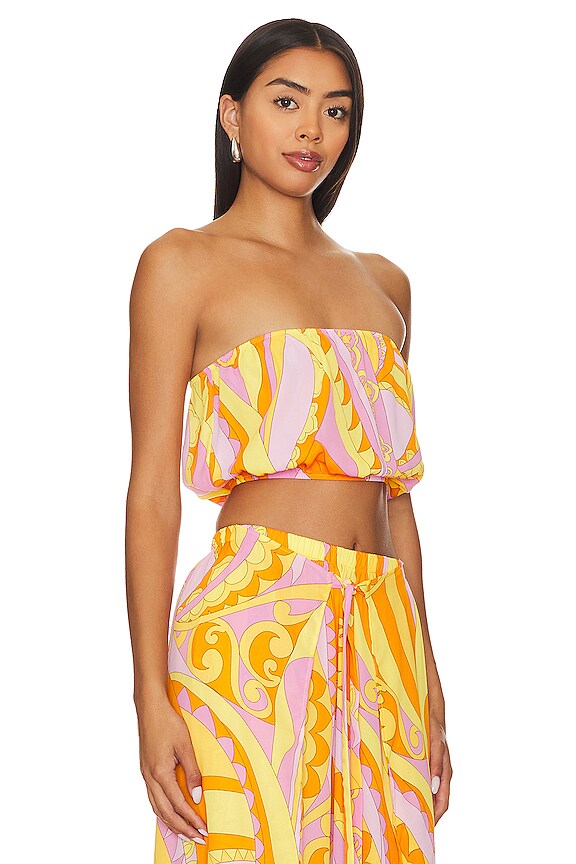 view 2 of 4 TOP BANDEAU TEENY in Caribbean Cocktail