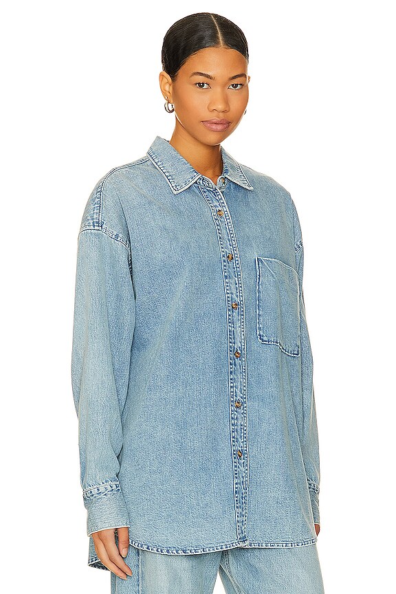 view 2 of 4 Mountain Button Down in Mountain Mist