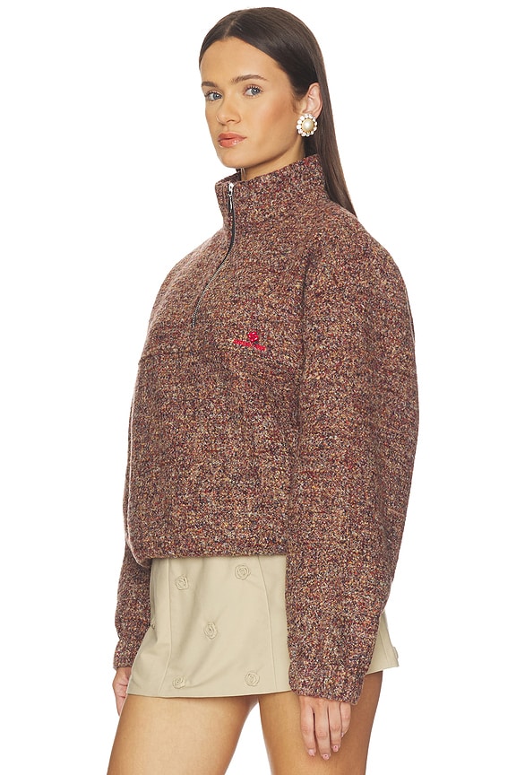 view 2 of 5 Stand Neck Pullover Top in Variedness