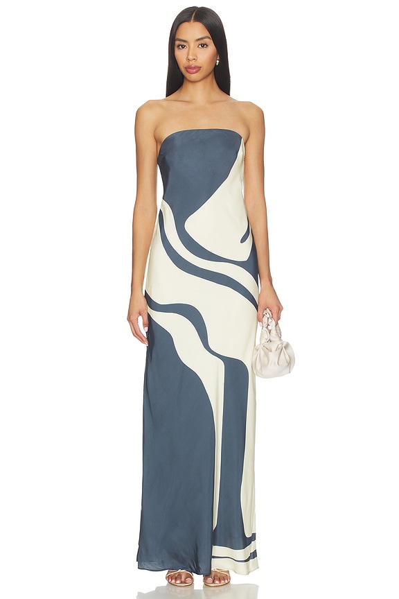 view 1 of 3 ROBE LILOU in Liora Charcoal Blue