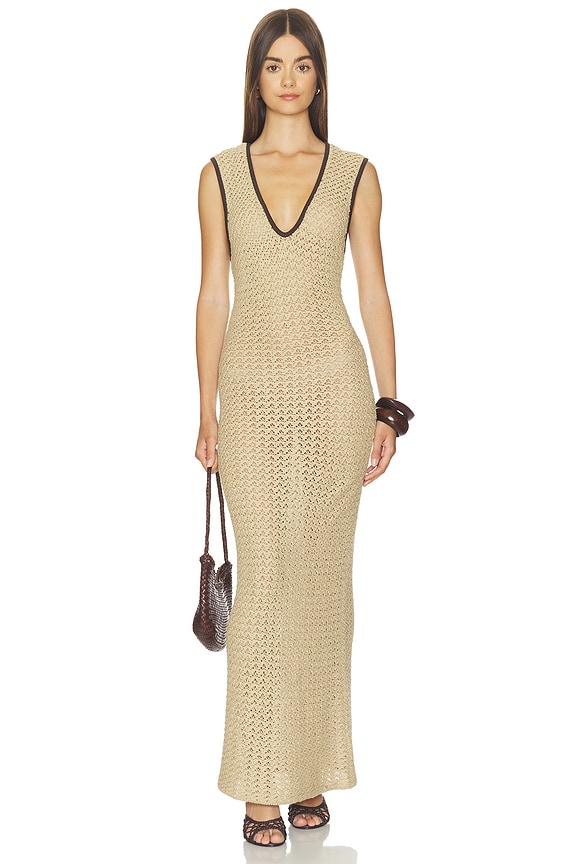 view 1 of 4 ROBE ELLINOR in Light Beige