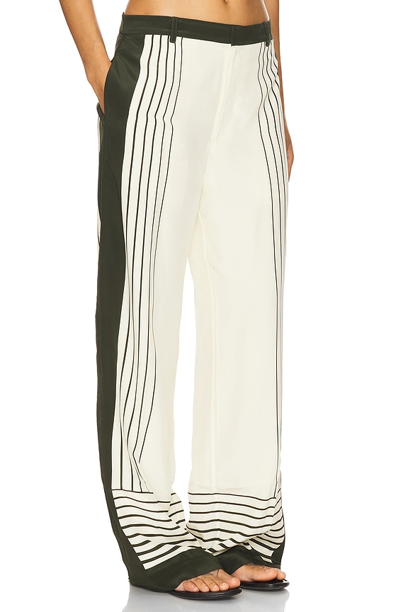view 2 of 6 Leilana Tailored Pant in Garden Stripe