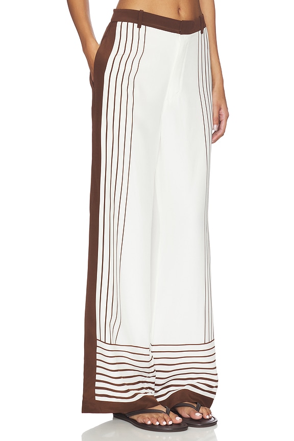 view 2 of 6 Destino Tailored Pant in Pacha Stripe