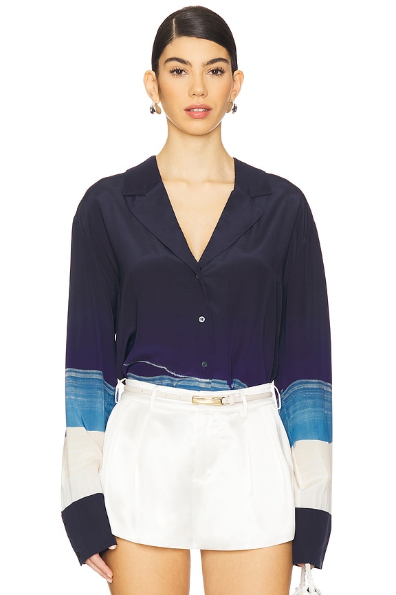 view 1 of 5 Mariner Shirt in Shoreline Stripe