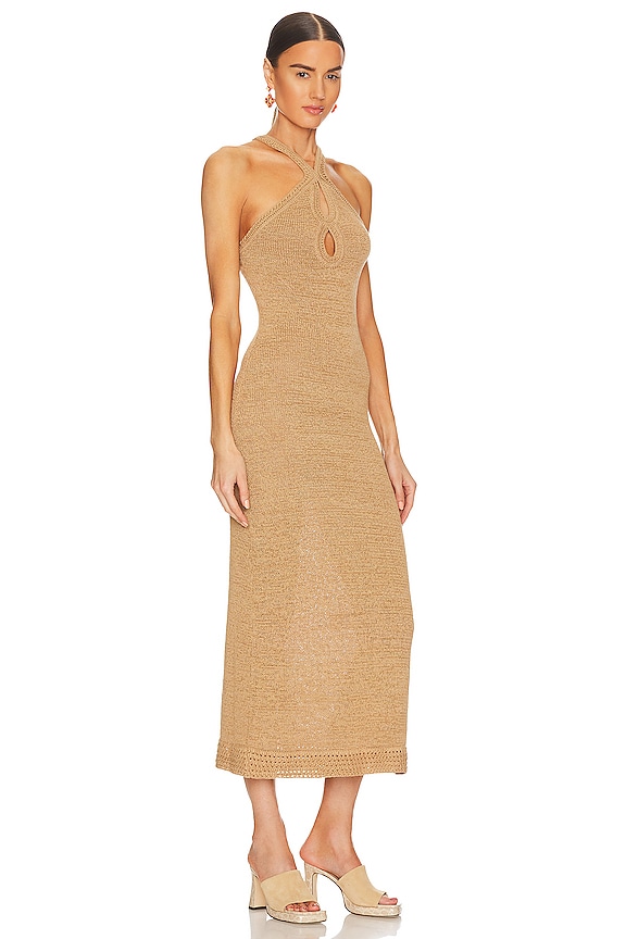 view 2 of 3 Saoirse Midi Dress in Biscuit