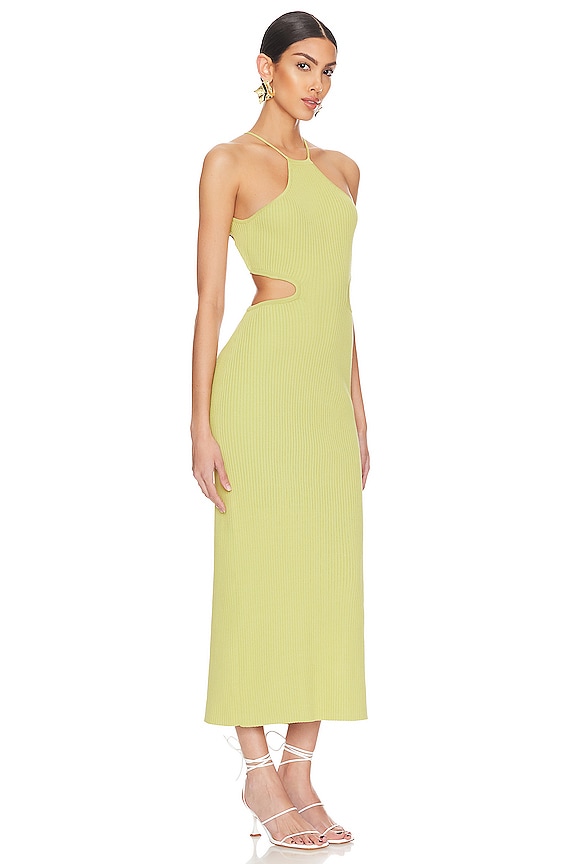 view 2 of 4 VESTIDO MIDI SKYE in Avocado