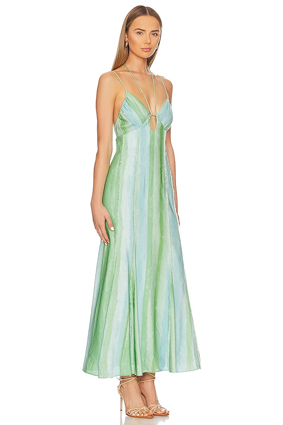 view 2 of 3 Aleksandra Midi Dress in Green Mirage