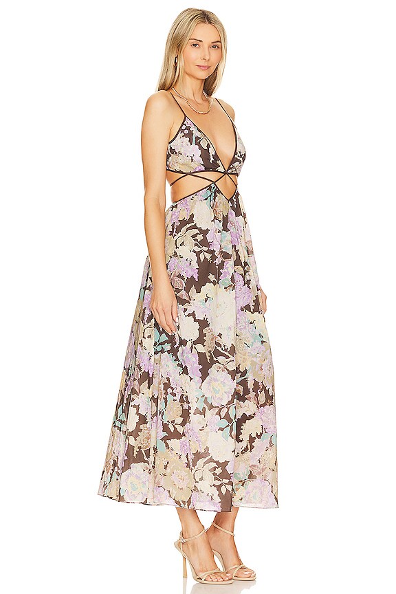view 2 of 3 Florence Midi Dress in Rose Garden