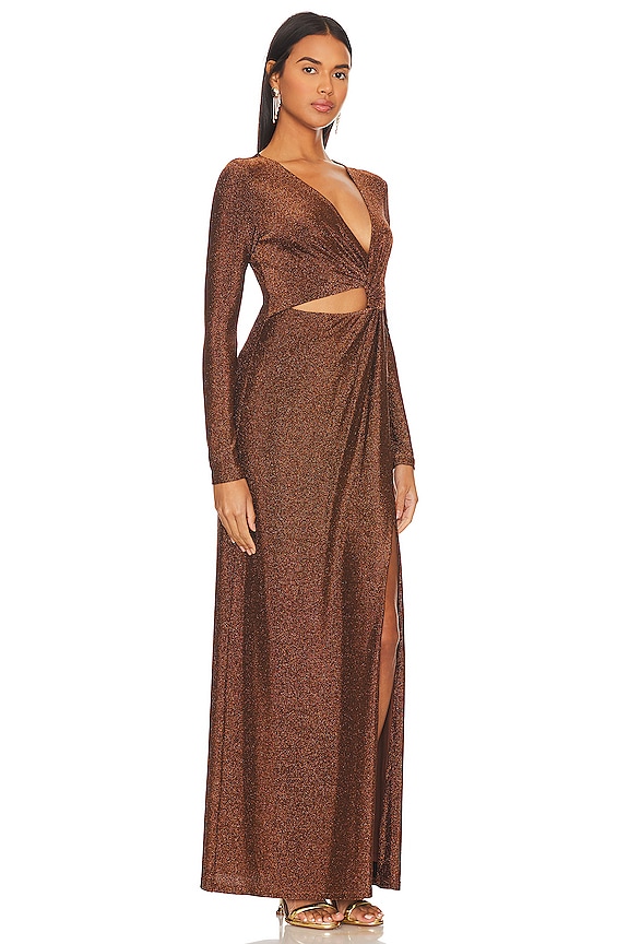 view 2 of 4 МАКСИ ПЛАТЬЕ KYLA in Bronze