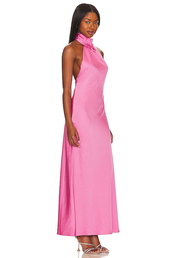 view 2 of 3 Darcy Backless Dress in Pop Pink