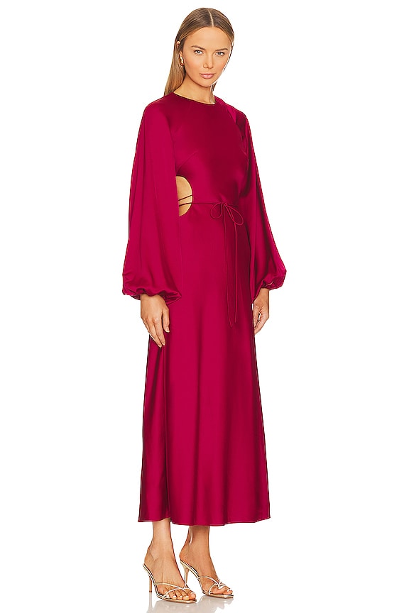 view 2 of 3 VESTIDO MANGA LARGA ESME in Raspberry